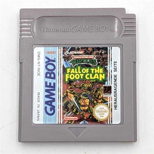 Teenage Mutant Ninja Turtles - Fall of the Foot Clan - Cartridge - Gameboy Original (NOE) (A Grade) (Used)